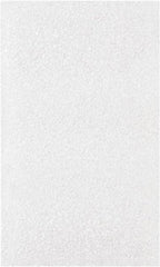 Made in USA - 3 x 5", Flush Cut Foam Pouches - White - USA Tool & Supply