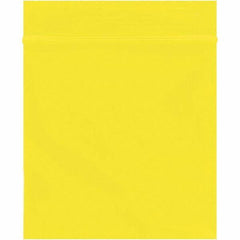 Value Collection - 3 x 3", 2 mil Reclosable Polybags - Yellow - USA Tool & Supply