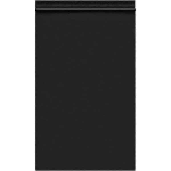 Value Collection - 5 x 8", 2 mil Reclosable Polybags - Black - USA Tool & Supply