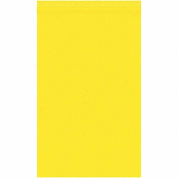 Value Collection - 5 x 8", 2 mil Reclosable Polybags - Yellow - USA Tool & Supply