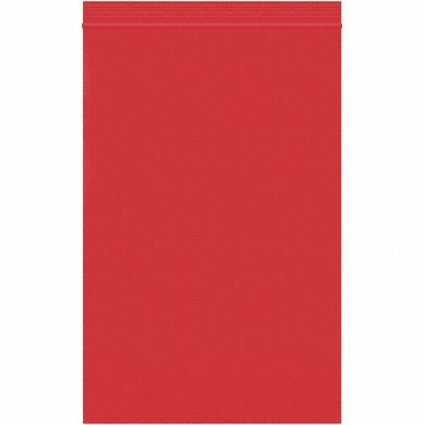 Value Collection - 6 x 9", 2 mil Reclosable Polybags - Red - USA Tool & Supply