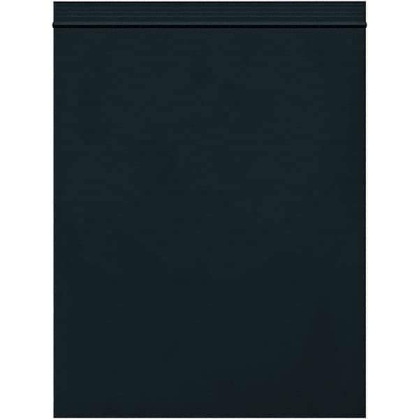 Value Collection - 8 x 10", 2 mil Reclosable Polybags - Black - USA Tool & Supply