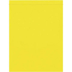 Value Collection - 8 x 10", 2 mil Reclosable Polybags - Yellow - USA Tool & Supply