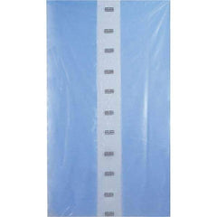 Made in USA - 54 x 96", 4 mil Gusseted Polybags - Blue - USA Tool & Supply