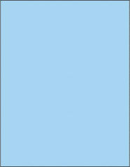 Tape Logic - 11" Long, Pastel Blue Paper Laser Label - For Laser Printers - USA Tool & Supply