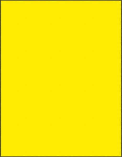 Tape Logic - 11" Long, Fluorescent Yellow Paper Laser Label - For Laser Printers - USA Tool & Supply