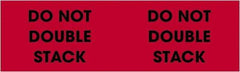 Tape Logic - 10" Long, Fluorescent Red Paper Shipping Label - For Multi-Use - USA Tool & Supply