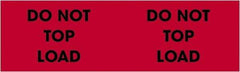 Tape Logic - 10" Long, Fluorescent Red Paper Shipping Label - For Multi-Use - USA Tool & Supply