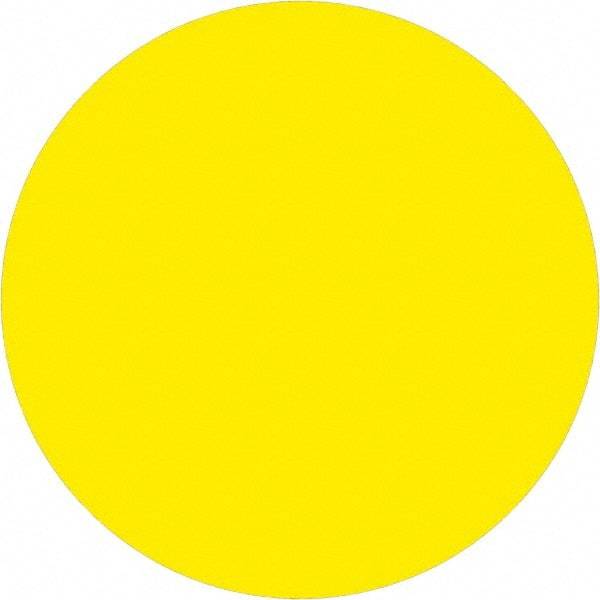 Tape Logic - 1/2" Long, Fluorescent Yellow Paper Inventory Labels - For Multi-Use - USA Tool & Supply