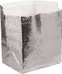 Made in USA - 11" Long x 8" Wide x 6" High x 3/16" Thick Box Liner - Silver, Case - USA Tool & Supply