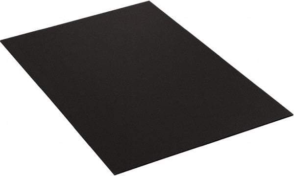 Made in USA - 36" Long x 24" Wide Plastic Sheet - Black - USA Tool & Supply