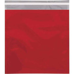 Value Collection - 13" Long x 10-3/4" Wide Peel-Off Self-Seal Metallic Mailer - Red - USA Tool & Supply