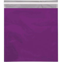 Value Collection - 13" Long x 10-3/4" Wide Peel-Off Self-Seal Metallic Mailer - Purple - USA Tool & Supply