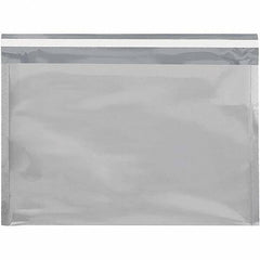 Value Collection - 12-3/4" Long x 9-1/2" Wide Peel-Off Self-Seal Metallic Mailer - Silver - USA Tool & Supply