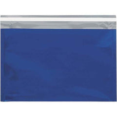 Value Collection - 12-3/4" Long x 9-1/2" Wide Peel-Off Self-Seal Metallic Mailer - Blue - USA Tool & Supply