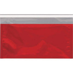 Value Collection - 10-1/4" Long x 6-1/4" Wide Peel-Off Self-Seal Metallic Mailer - Red - USA Tool & Supply