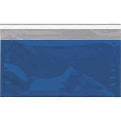 Value Collection - 10-1/4" Long x 6-1/4" Wide Peel-Off Self-Seal Metallic Mailer - Blue - USA Tool & Supply