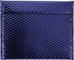 Made in USA - 11" Long x 13-3/4" Wide Peel-Off Self-Seal Bubble Mailer - Blue - USA Tool & Supply