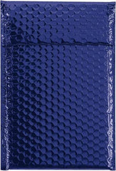 Made in USA - 11" Long x 7-1/2" Wide Peel-Off Self-Seal Bubble Mailer - Blue - USA Tool & Supply