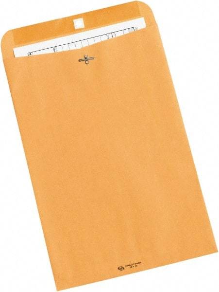 Made in USA - 15" Long x 10" Wide Clasp Envelope - Kraft - USA Tool & Supply
