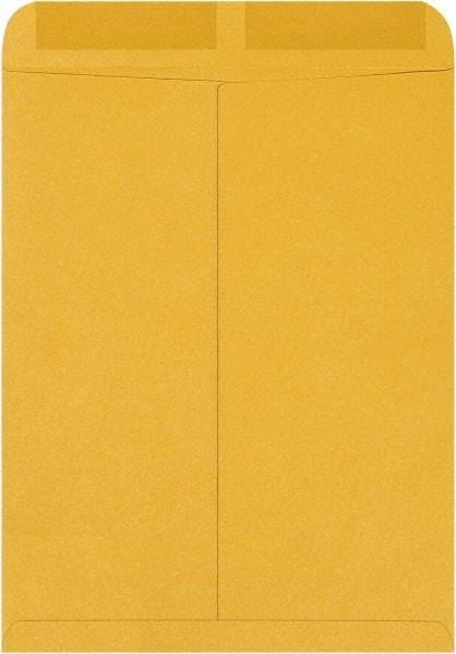 Made in USA - 15-1/2" Long x 12" Wide Gummed Flap Brown Kraft Envelope - Kraft - USA Tool & Supply