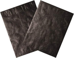 Dupont - 13" Long x 10" Wide Peel-Off Self-Seal Tyvek Flat Catalog Envelopes - Black - USA Tool & Supply