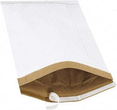 Made in USA - 19" Long x 12-1/2" Wide Peel-Off Self-Seal Padded Mailer - White - USA Tool & Supply
