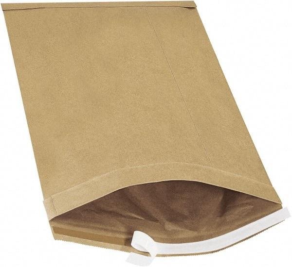 Made in USA - 19" Long x 12-1/2" Wide Peel-Off Self-Seal Padded Mailer - Kraft - USA Tool & Supply