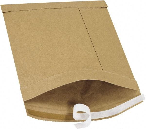 Made in USA - 12" Long x 8-1/2" Wide Peel-Off Self-Seal Padded Mailer - Kraft - USA Tool & Supply