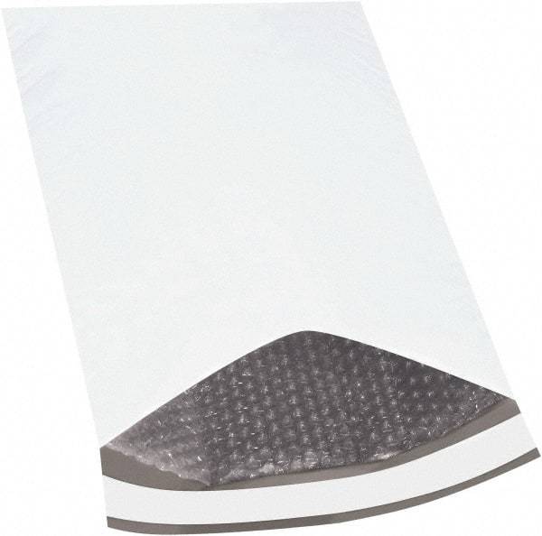 Made in USA - 19" Long x 12-1/2" Wide Peel-Off Self-Seal Padded Mailer - White - USA Tool & Supply