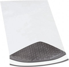 Made in USA - 14-1/2" Long x 9-1/2" Wide Peel-Off Self-Seal Padded Mailer - White - USA Tool & Supply