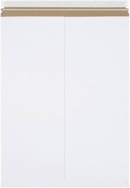 Made in USA - 24" Long x 18" Wide Peel-Off Self-Seal Flat Mailer - White - USA Tool & Supply