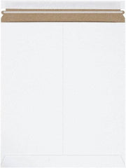 Made in USA - 15" Long x 12-3/4" Wide Peel-Off Self-Seal Flat Mailer - White - USA Tool & Supply
