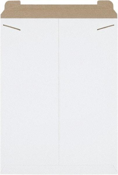 Made in USA - 24" Long x 18" Wide Regular Flat Mailer - White - USA Tool & Supply