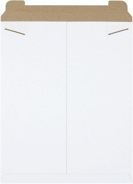 Made in USA - 21" Long x 17" Wide Regular Flat Mailer - White - USA Tool & Supply
