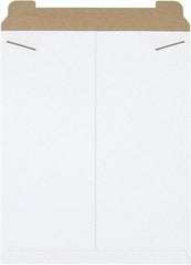 Made in USA - 21" Long x 17" Wide Regular Flat Mailer - White - USA Tool & Supply