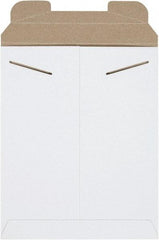 Made in USA - 12-1/4" Long x 9-3/4" Wide Regular Flat Mailer - White - USA Tool & Supply