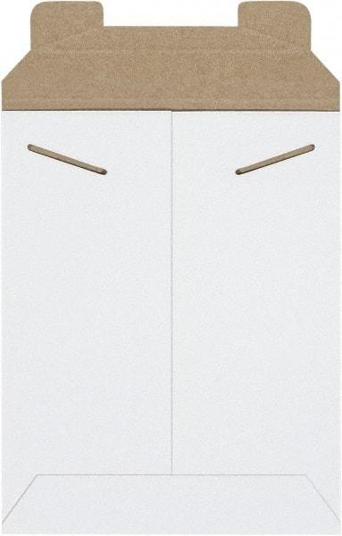 Made in USA - 9" Long x 7" Wide Regular Flat Mailer - White - USA Tool & Supply