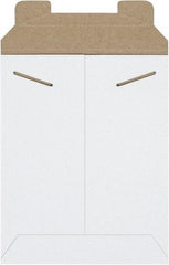 Made in USA - 9" Long x 7" Wide Regular Flat Mailer - White - USA Tool & Supply