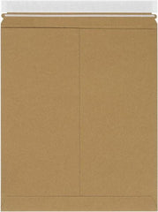 Made in USA - 15" Long x 12-3/4" Wide Peel-Off Self-Seal Flat Mailer - Kraft - USA Tool & Supply