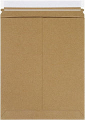 Made in USA - 13-1/2" Long x 11" Wide Peel-Off Self-Seal Flat Mailer - Kraft - USA Tool & Supply