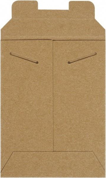 Made in USA - 8" Long x 6" Wide Regular Flat Mailer - Kraft - USA Tool & Supply