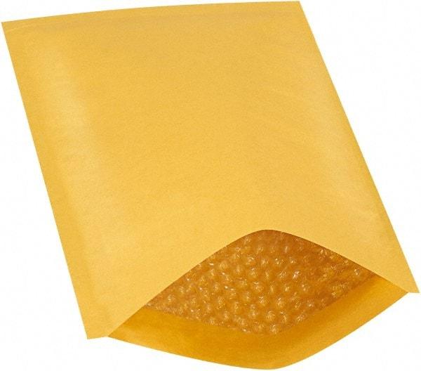 Made in USA - 12" Long x 8-1/2" Wide Regular Bubble Mailer - Kraft - USA Tool & Supply
