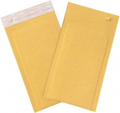 Value Collection - 8" Long x 4" Wide Peel-Off Self-Seal Bubble Mailer - Kraft - USA Tool & Supply