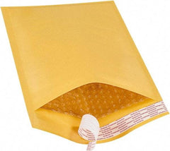 Value Collection - 12" Long x 7-1/4" Wide Peel-Off Self-Seal Bubble Mailer - Kraft - USA Tool & Supply
