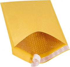 Made in USA - 16" Long x 10-1/2" Wide Peel-Off Self-Seal Bubble Mailer - Kraft - USA Tool & Supply