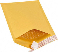 Value Collection - 10" Long x 5" Wide Peel-Off Self-Seal Bubble Mailer - Kraft - USA Tool & Supply