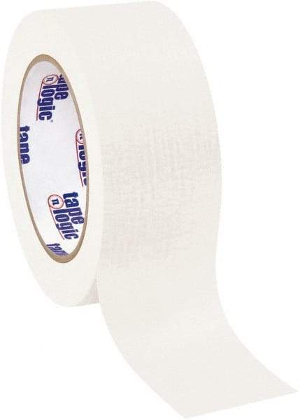 Tape Logic - 2" Wide x 60 Yd Long White Crepe Paper Masking Tape - 4.9 mil Thick - USA Tool & Supply