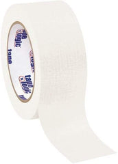 Tape Logic - 2" Wide x 60 Yd Long White Crepe Paper Masking Tape - 4.9 mil Thick - USA Tool & Supply