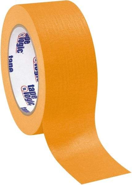 Tape Logic - 2" Wide x 60 Yd Long Orange Crepe Paper Masking Tape - 4.9 mil Thick - USA Tool & Supply